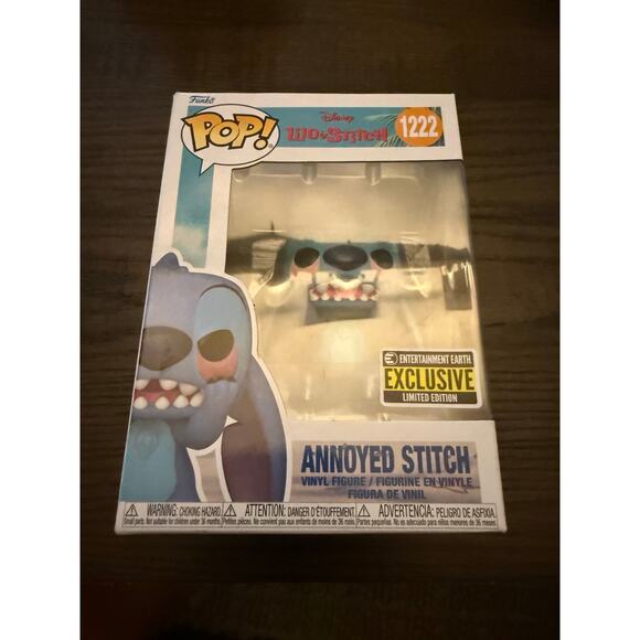 Funko Pop Disney Lilo and Stitch - Limited Edition Annoyed Stitch-1222 - Picture 10 of 10